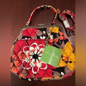 Vera Bradley floral frame minibag